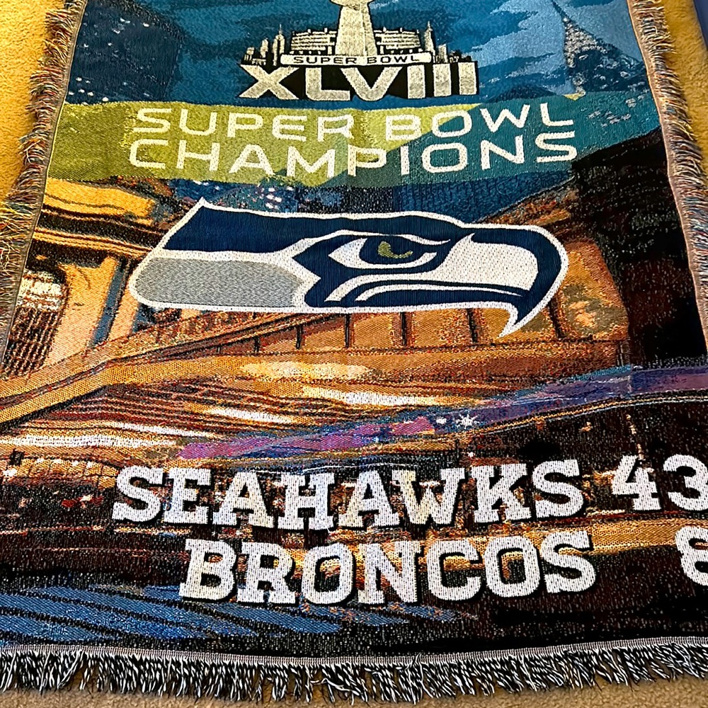 Seahawks, Super Bowl blanket/throw